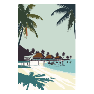 Le concept unique d’une île-hôtel par atoll